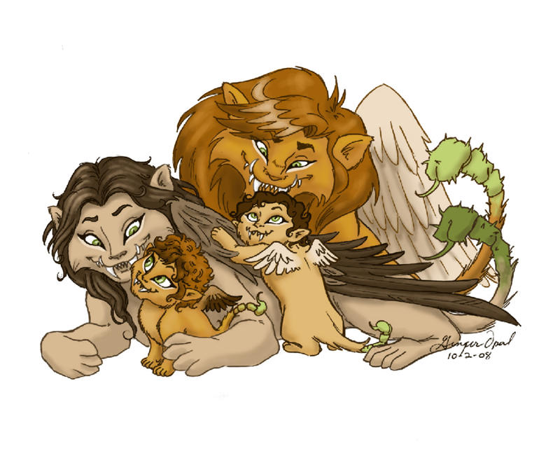 Happy_Manticore_Family_by_Scargut_the_Gutless.jpg